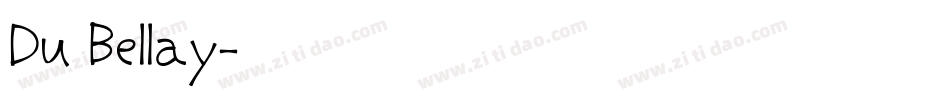 Du Bellay字体转换